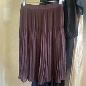 H&M purple pleated skirt